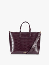 Haven 15" Laptop Tote Bag in Croc-Embossed