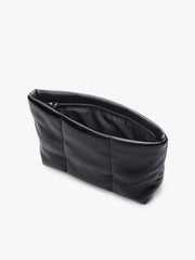 Luka 1 Quart Zip Pouch in Vegan Leather