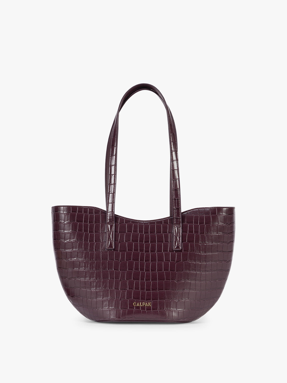 Haven Tulip Tote in Croc-Embossed