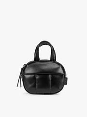Luka Duffel Zip Bag Charm in Vegan Leather