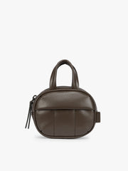 Luka Duffel Zip Bag Charm in Vegan Leather