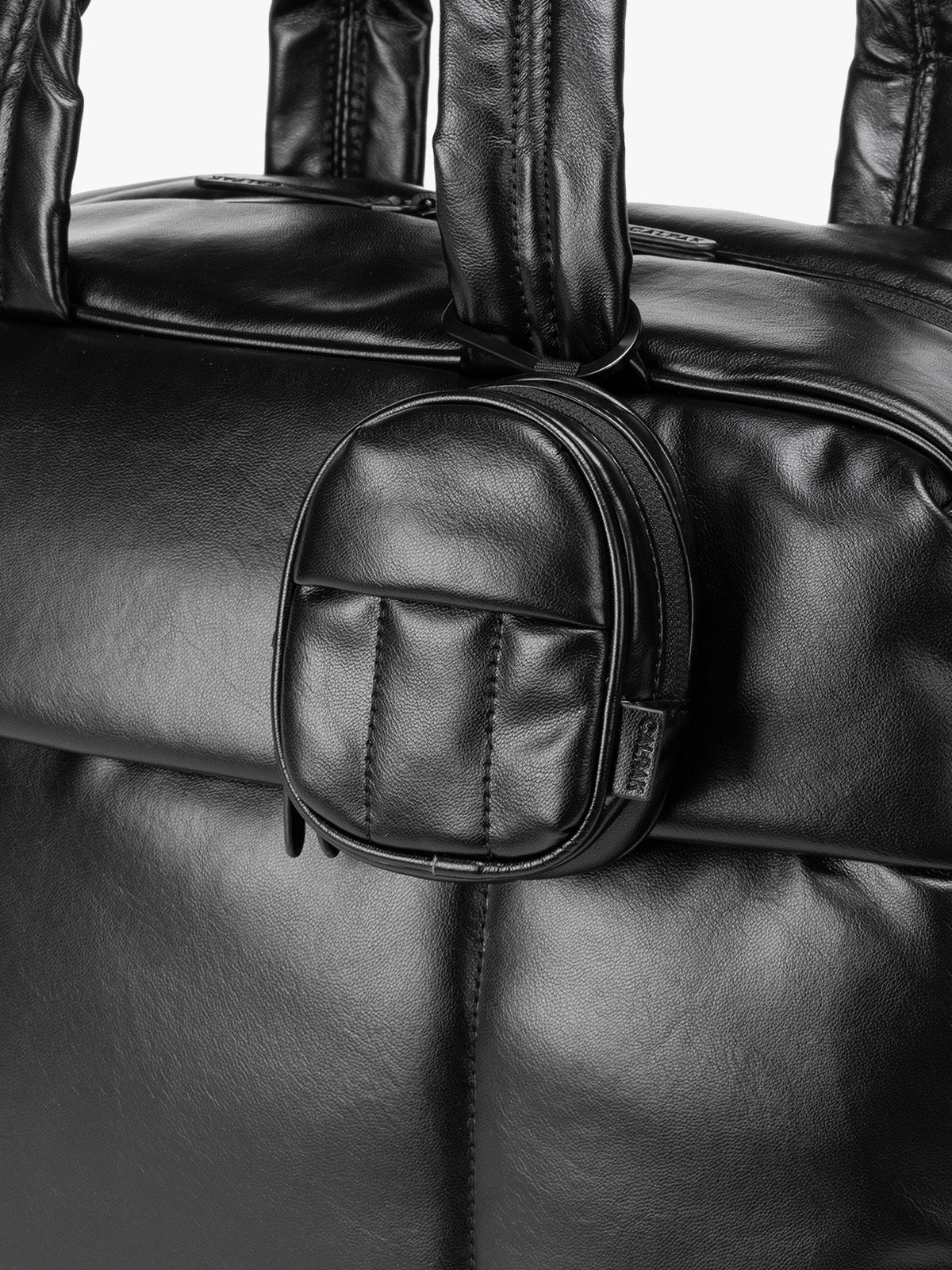 Luka Backpack Zip Bag Charm in Vegan Leather