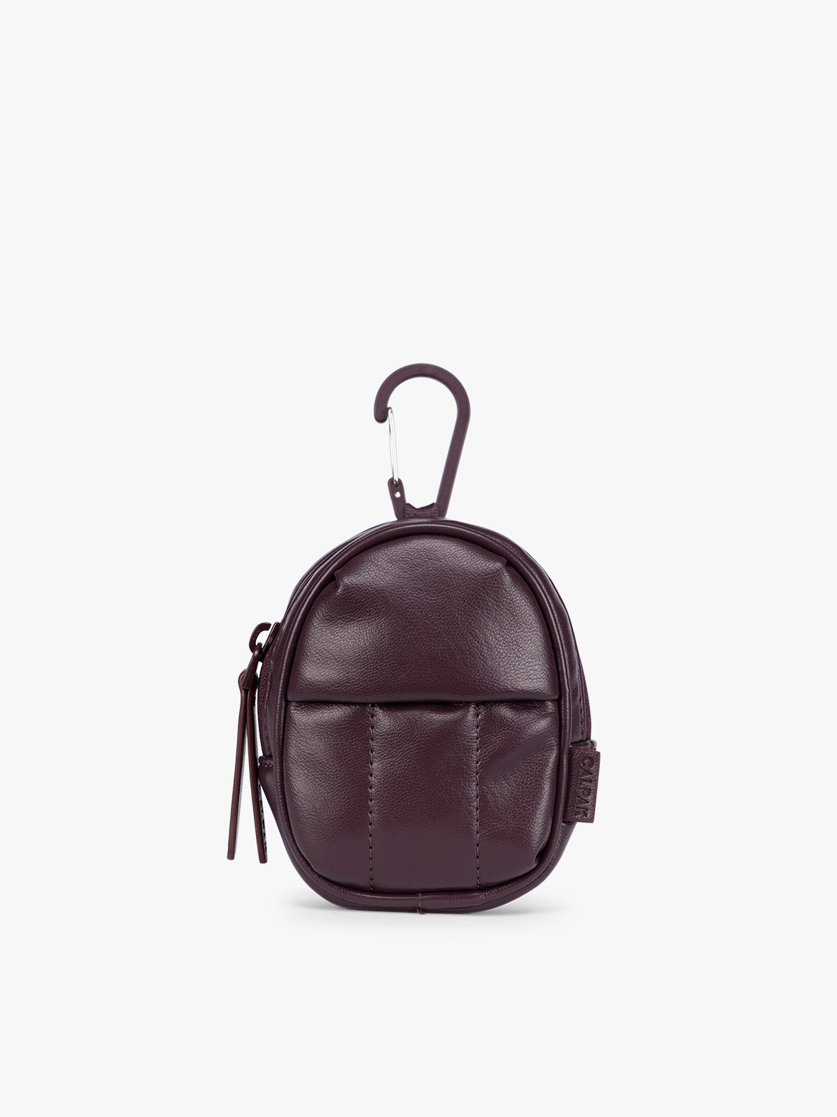 Luka Backpack Zip Bag Charm in Vegan Leather