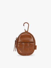 Luka Backpack Zip Bag Charm in Vegan Leather