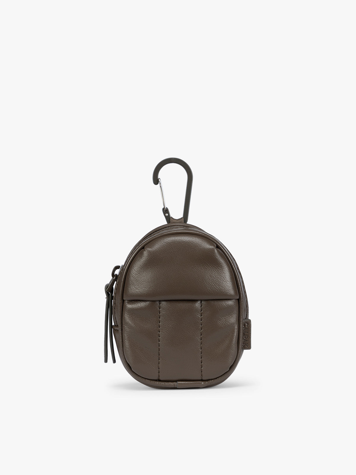Luka Backpack Zip Bag Charm in Vegan Leather