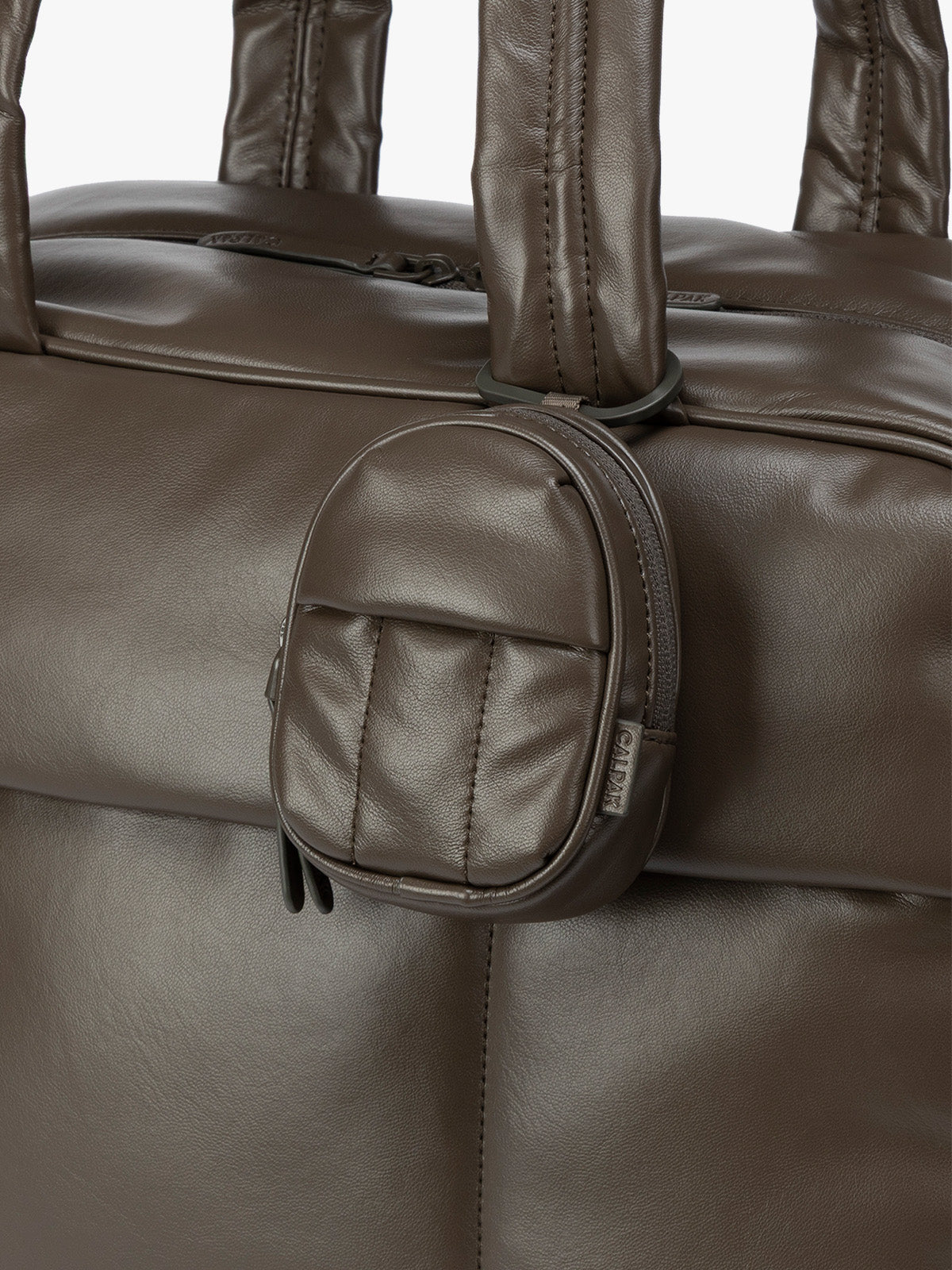 Luka Backpack Zip Bag Charm in Vegan Leather