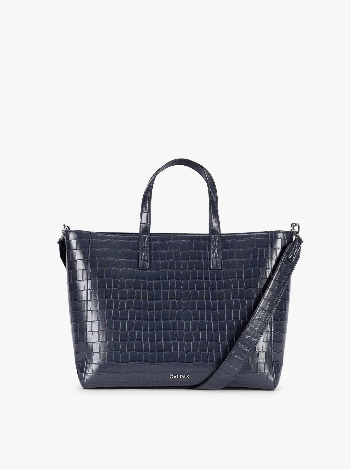 Haven 15" Laptop Tote Bag in Croc-Embossed