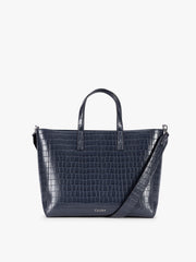 Haven 15" Laptop Tote Bag in Croc-Embossed
