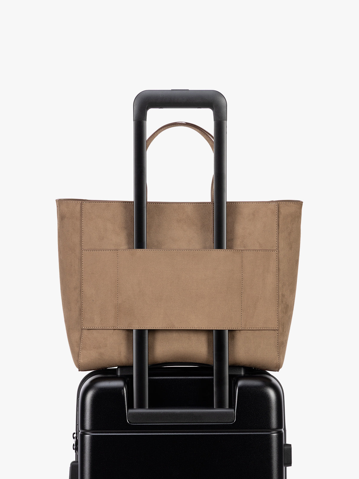 Haven 15" Laptop Tote Bag in Vegan Suede