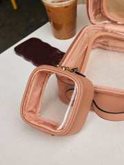 Tiny Clear Cosmetics Case