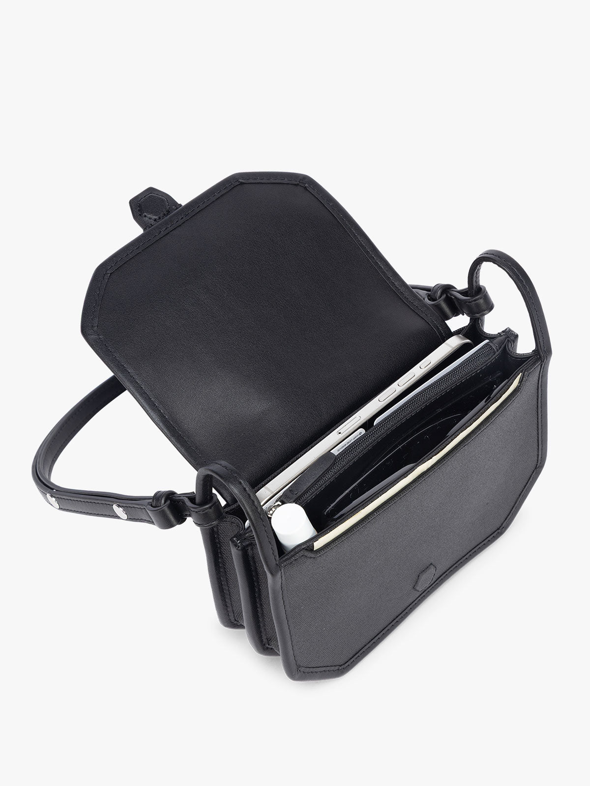 Colette Canvas Crossbody Wallet Bag