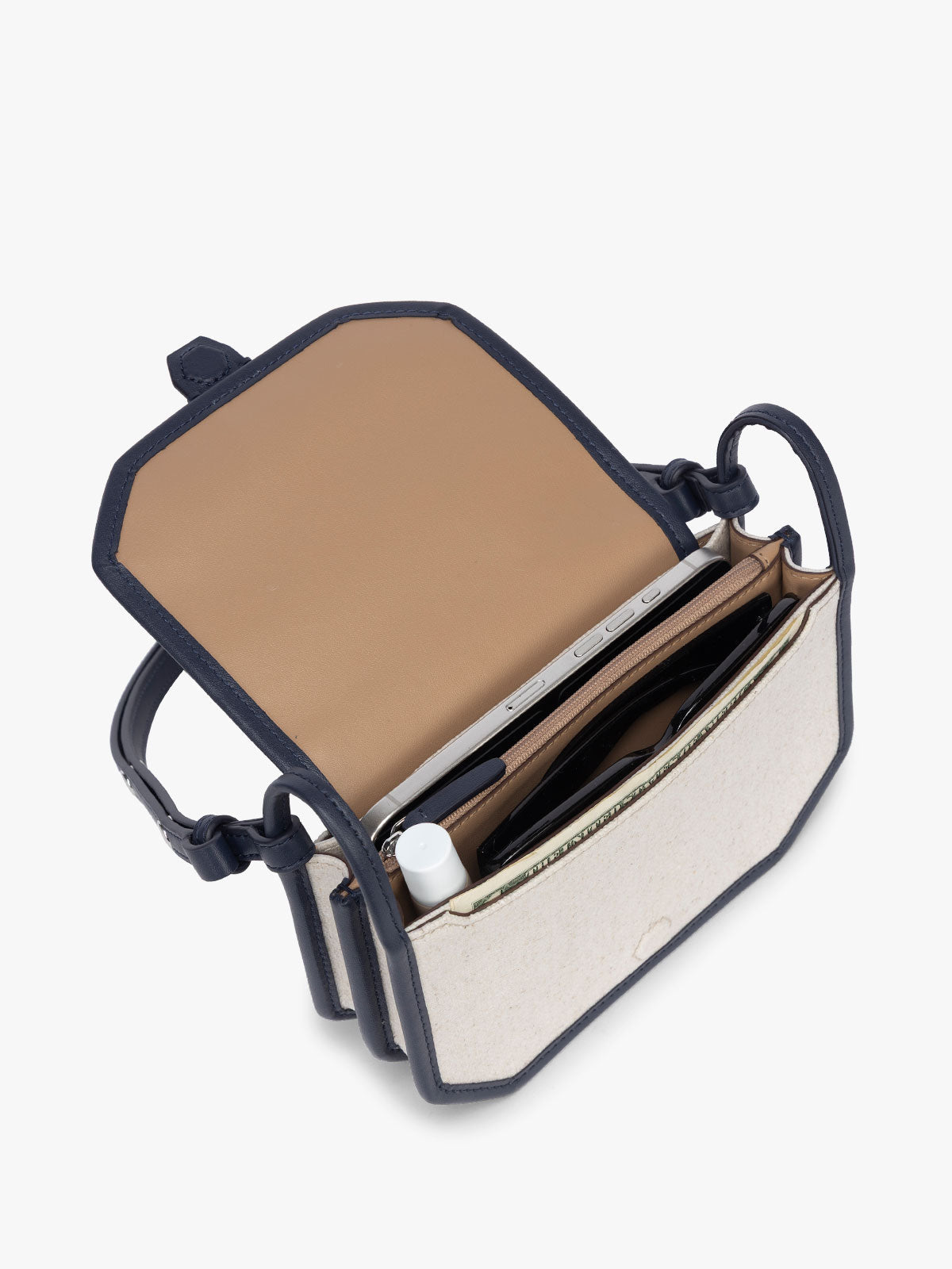 Colette Canvas Crossbody Wallet Bag