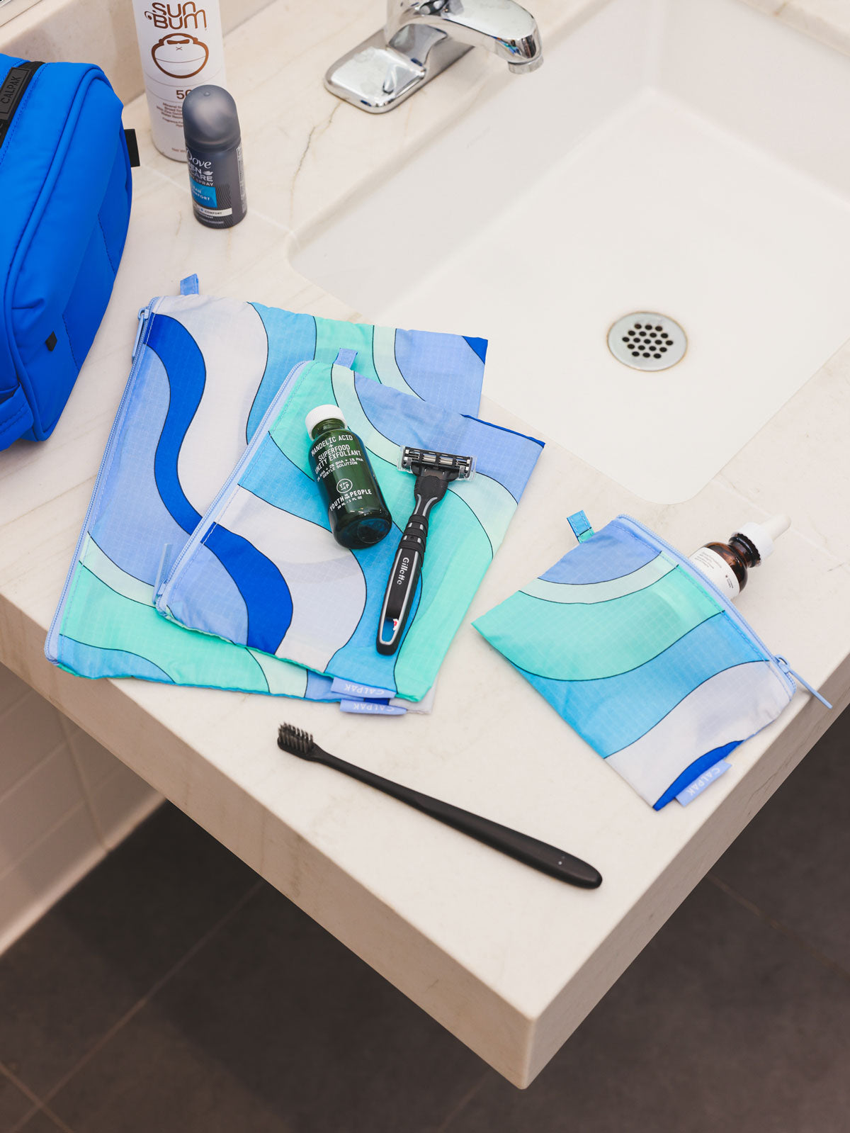 Compakt Zip Pouch Set