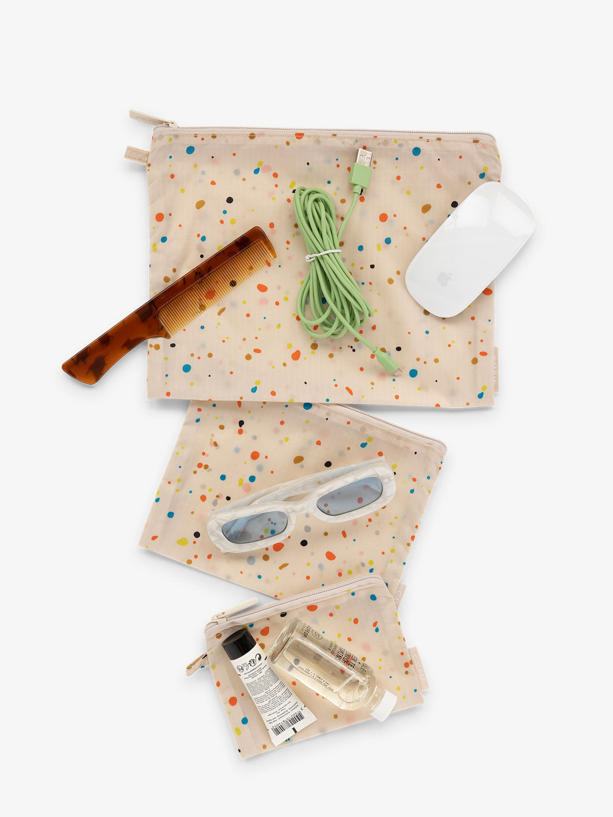 Compakt Zip Pouch Set