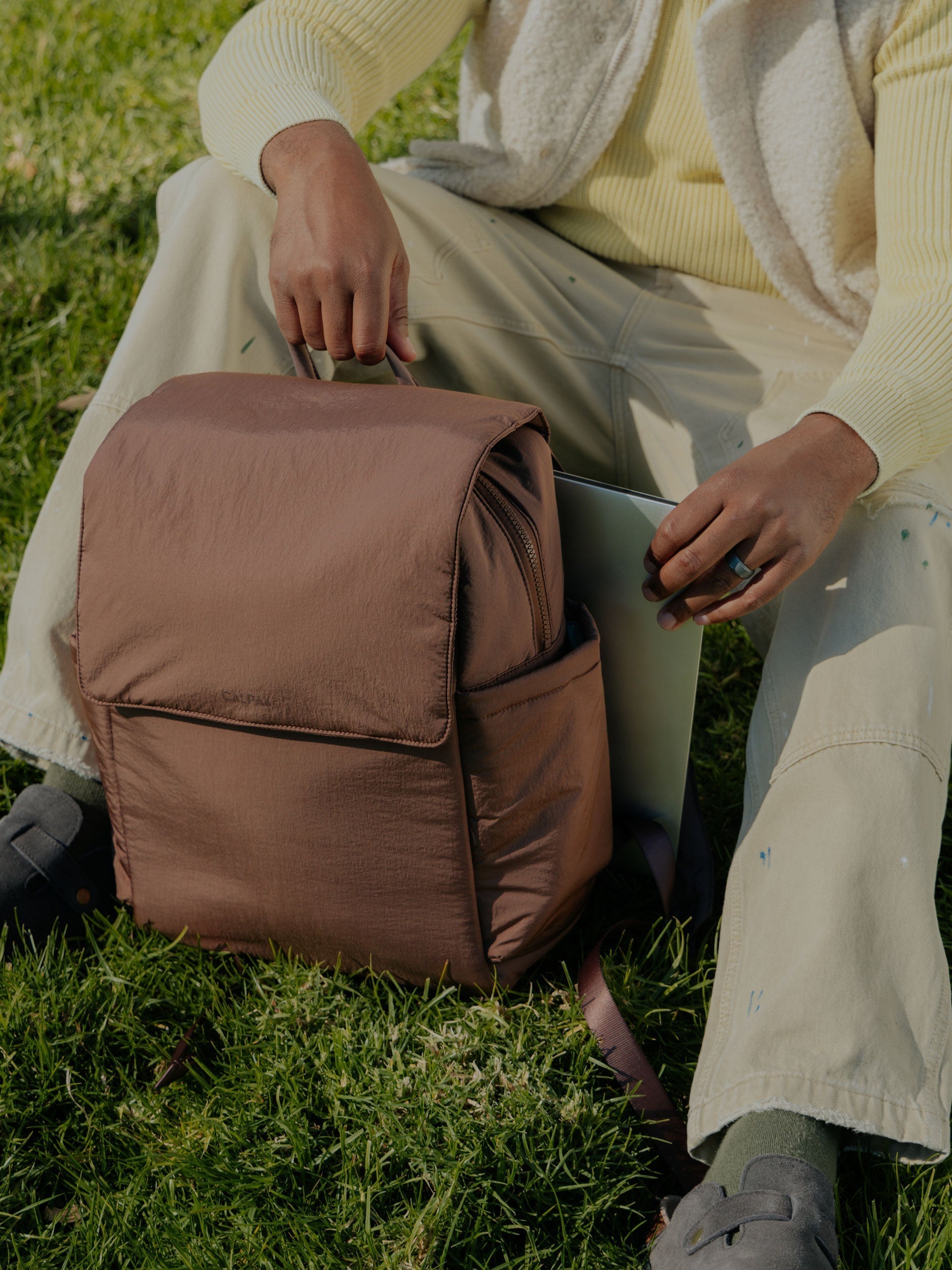 Diaper Backpack with Laptop Sleeve