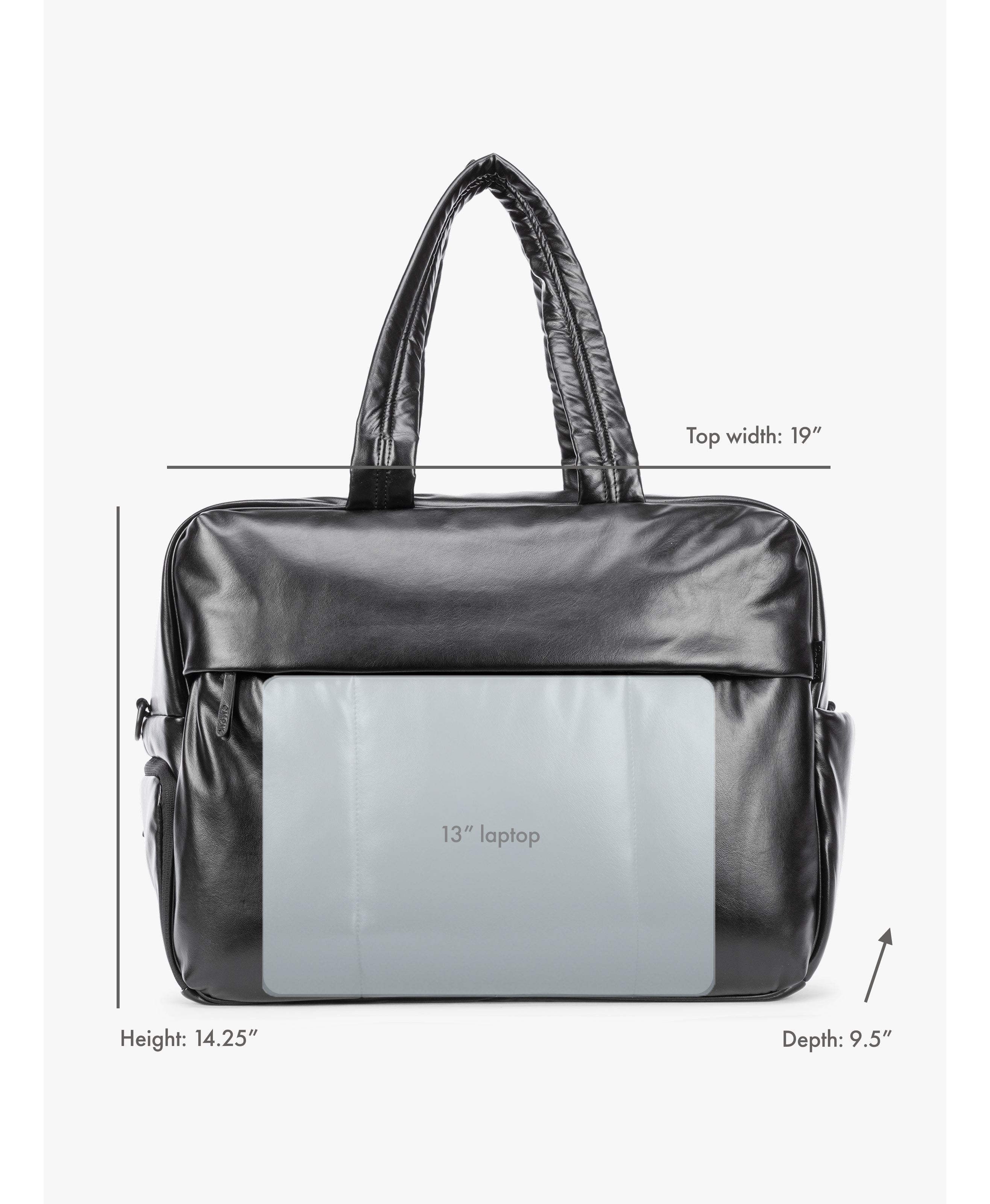 Luka Large Duffel in Vegan Leather