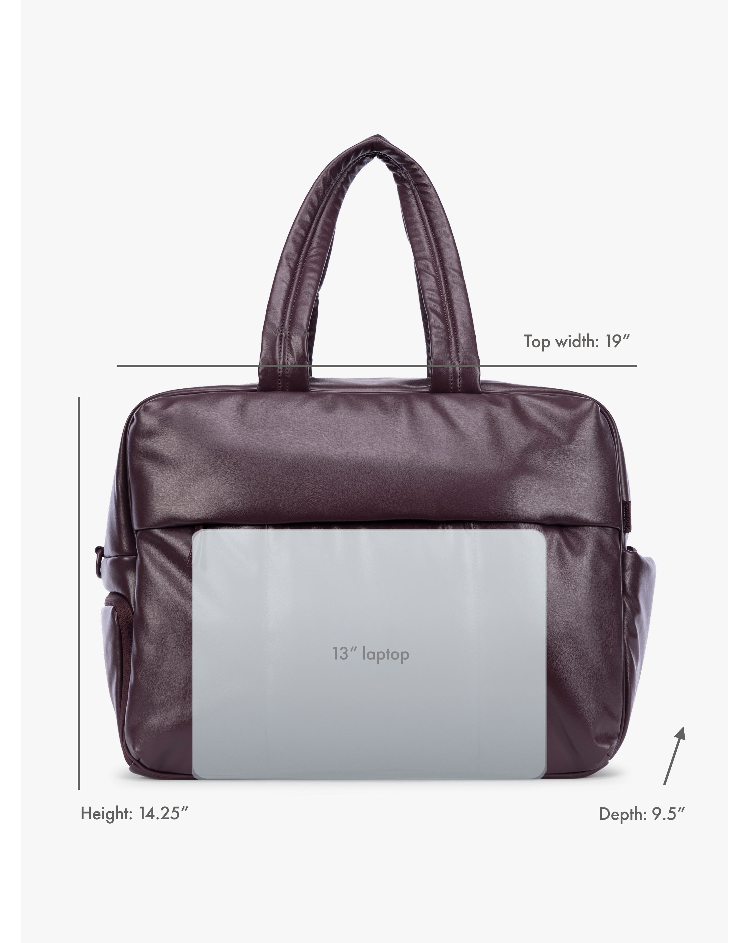 Luka Large Duffel in Vegan Leather