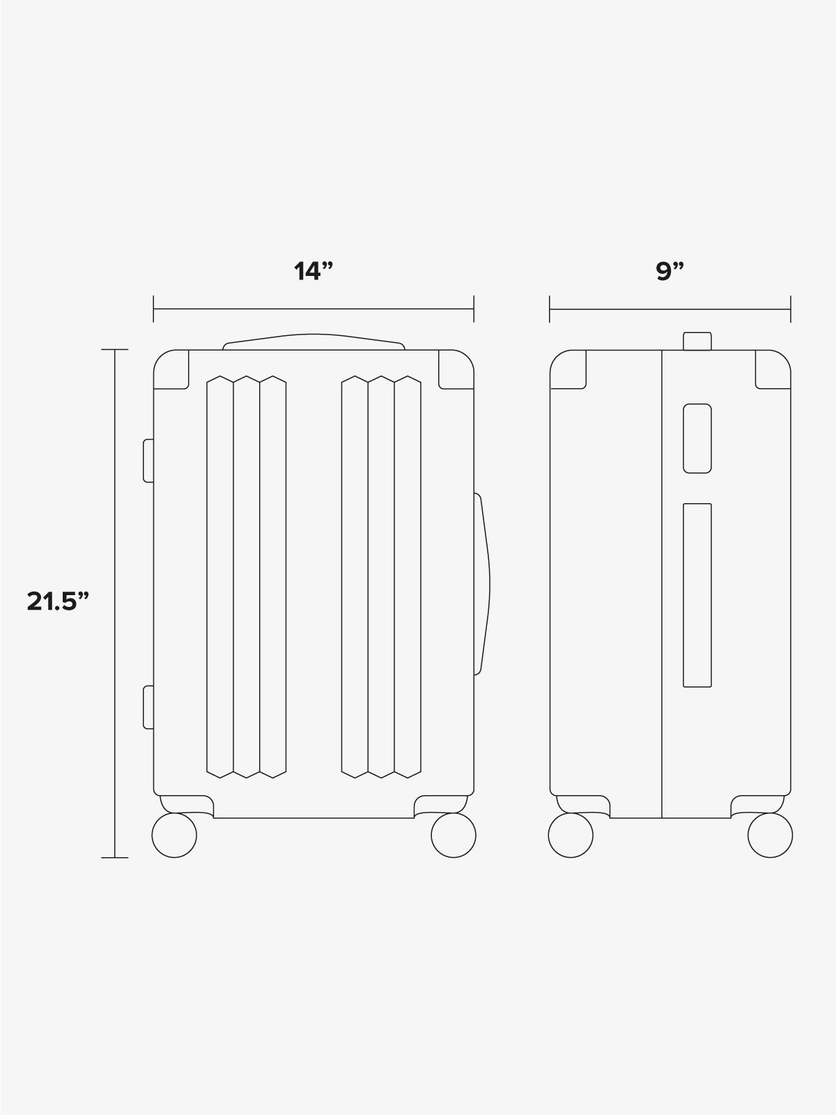 Ambeur 3-Piece Luggage Set