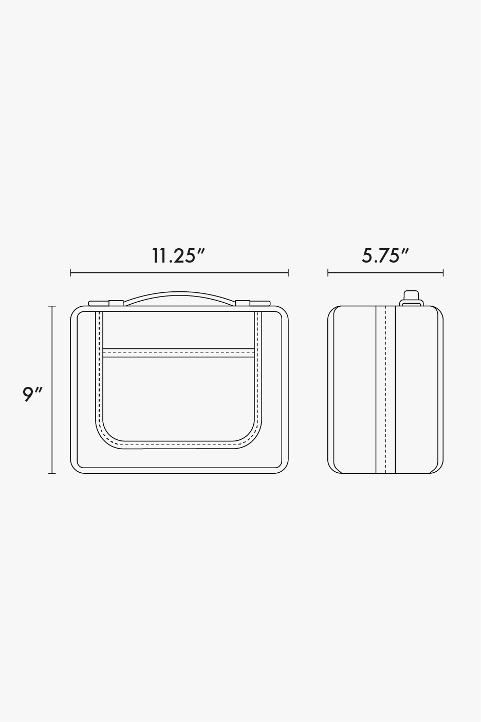Large Clear Cosmetics Case