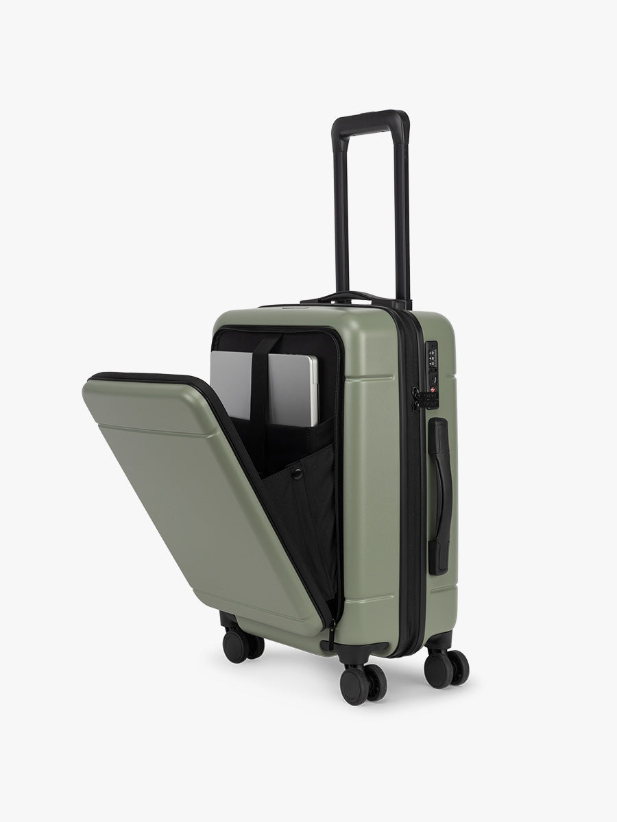 Hue Front Pocket Carry-On Luggage