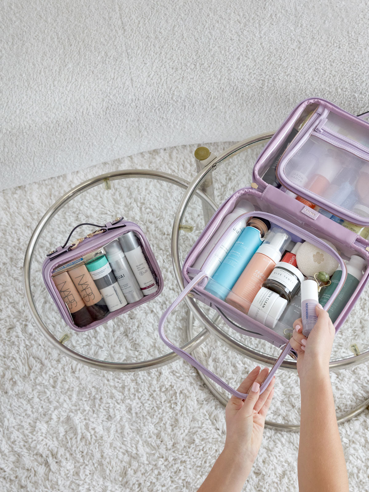 Small Clear Cosmetics Case