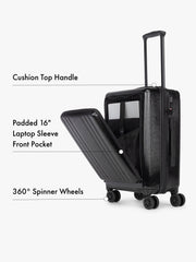 Ambeur Front Pocket Carry-On Luggage