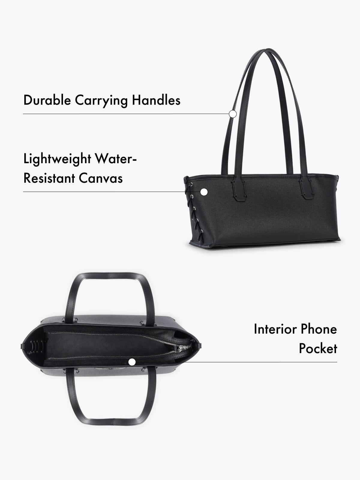 Colette Canvas Shoulder Tote