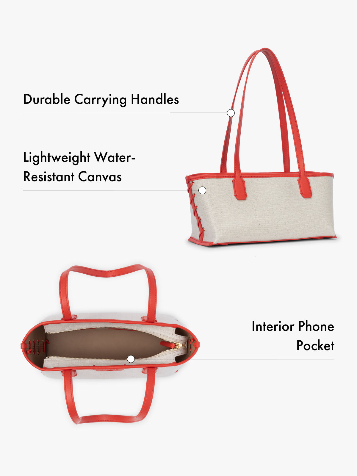 Colette Canvas Shoulder Tote