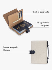 Colette Multi Passport Canvas Wallet