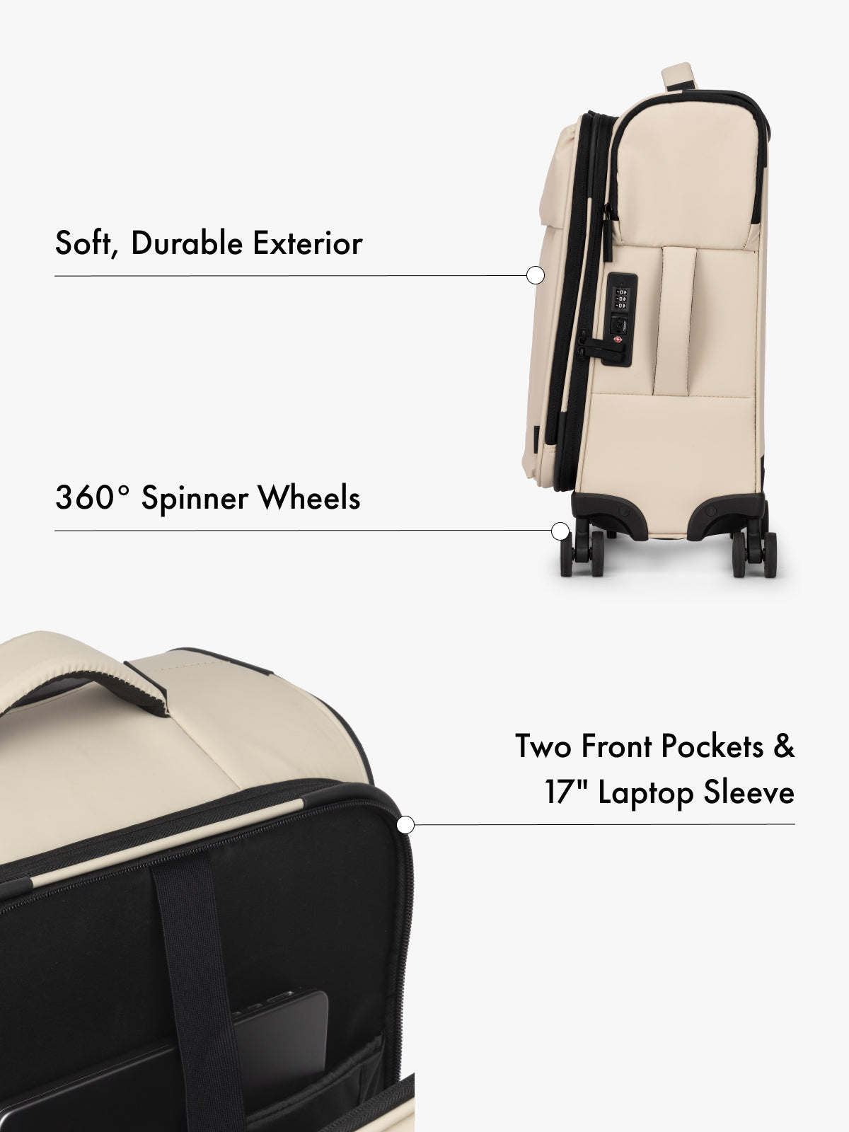 Luka Soft-Sided Carry-On Luggage