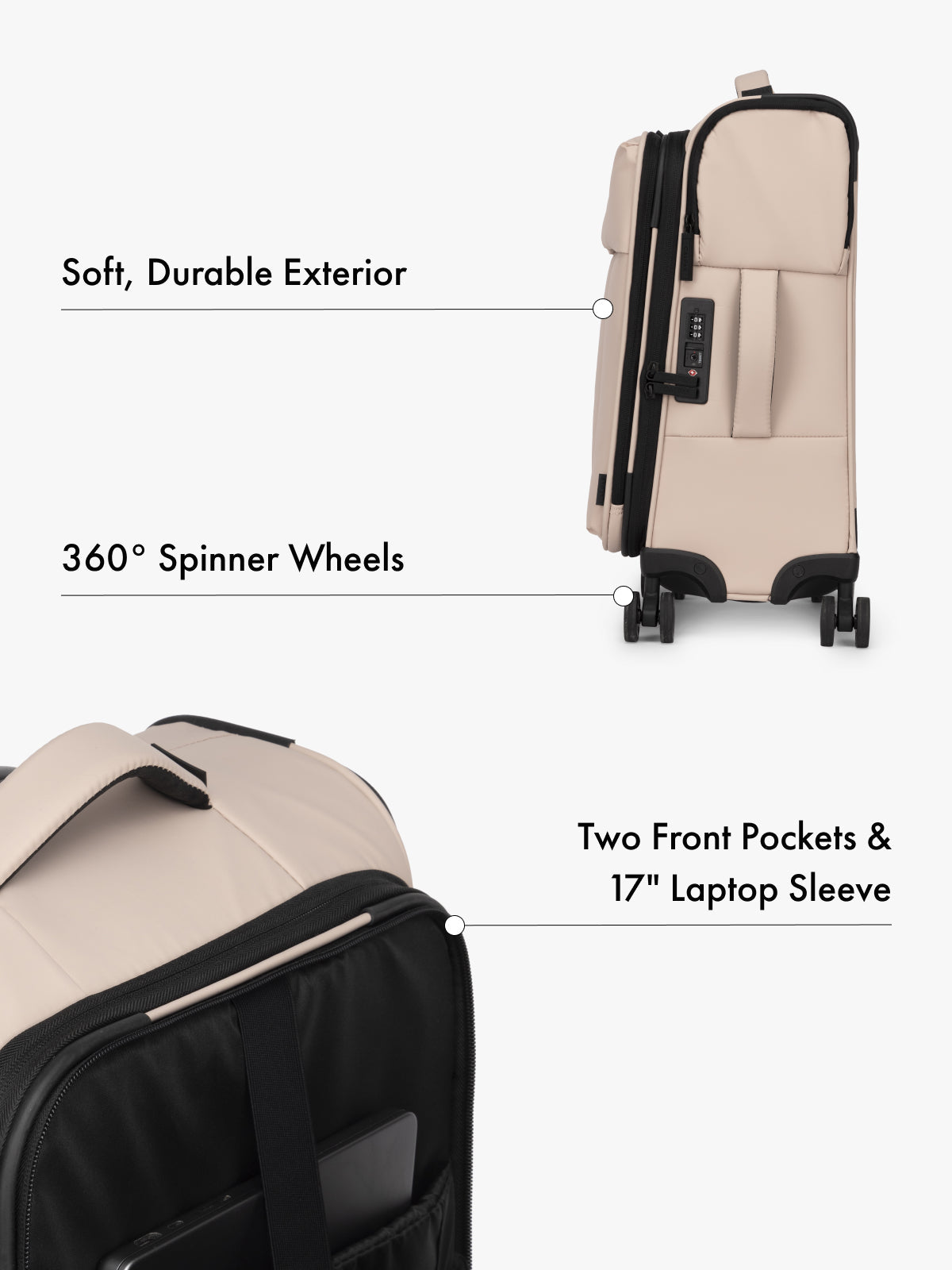 Luka Soft-Sided Carry-On Luggage