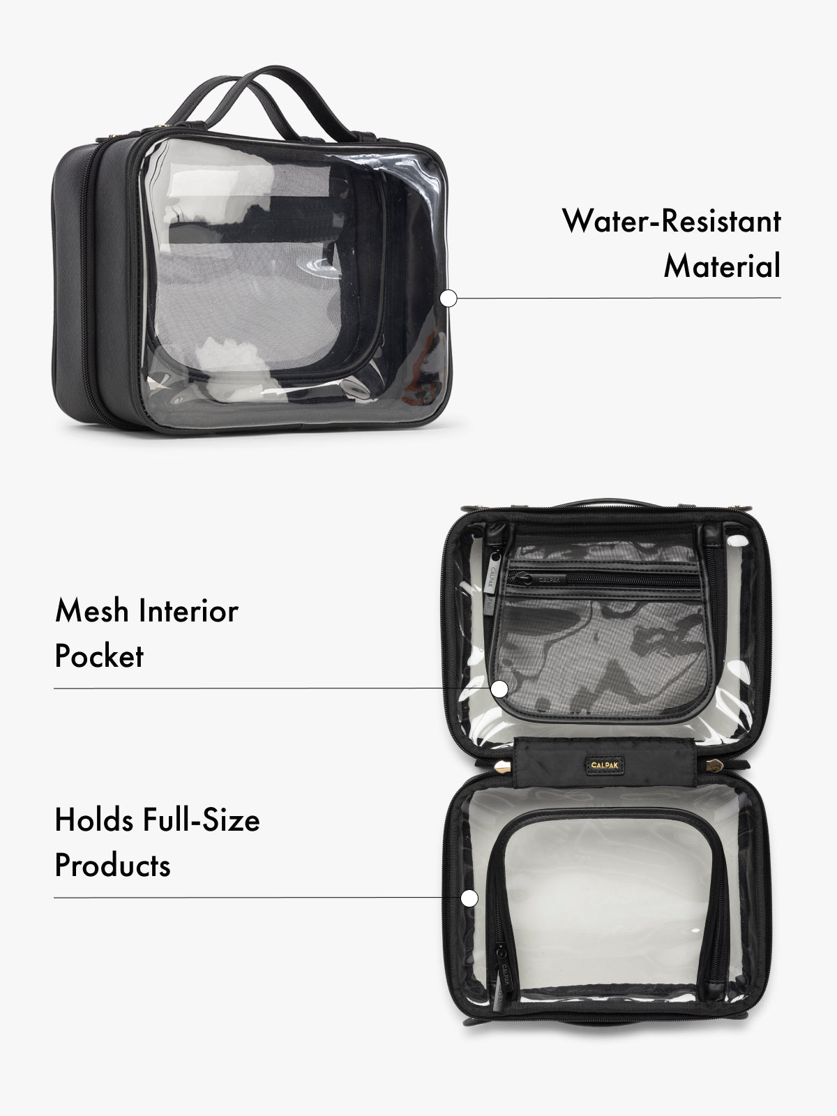 Medium Clear Cosmetics Case