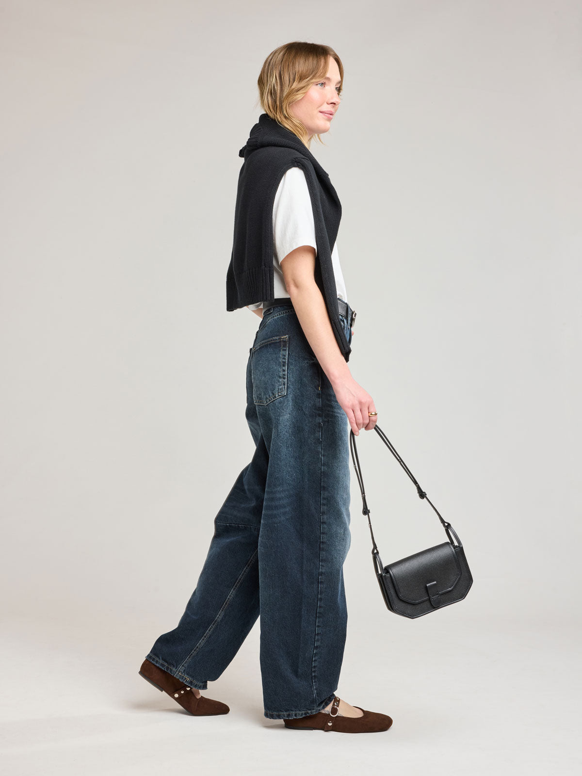 Colette Canvas Crossbody Wallet Bag