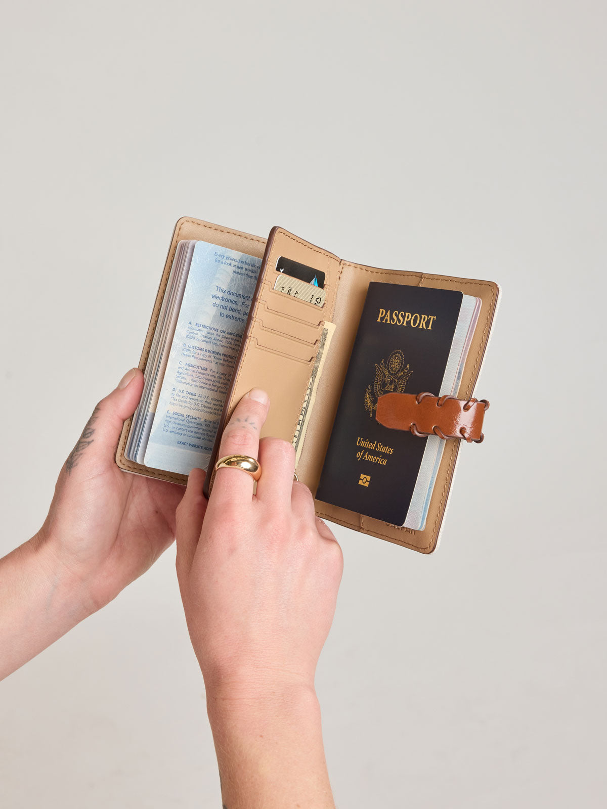 Colette Multi Passport Canvas Wallet