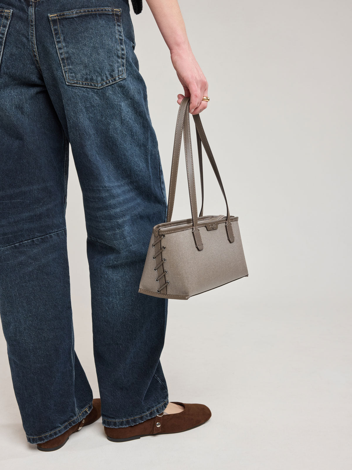 Colette Canvas Shoulder Tote
