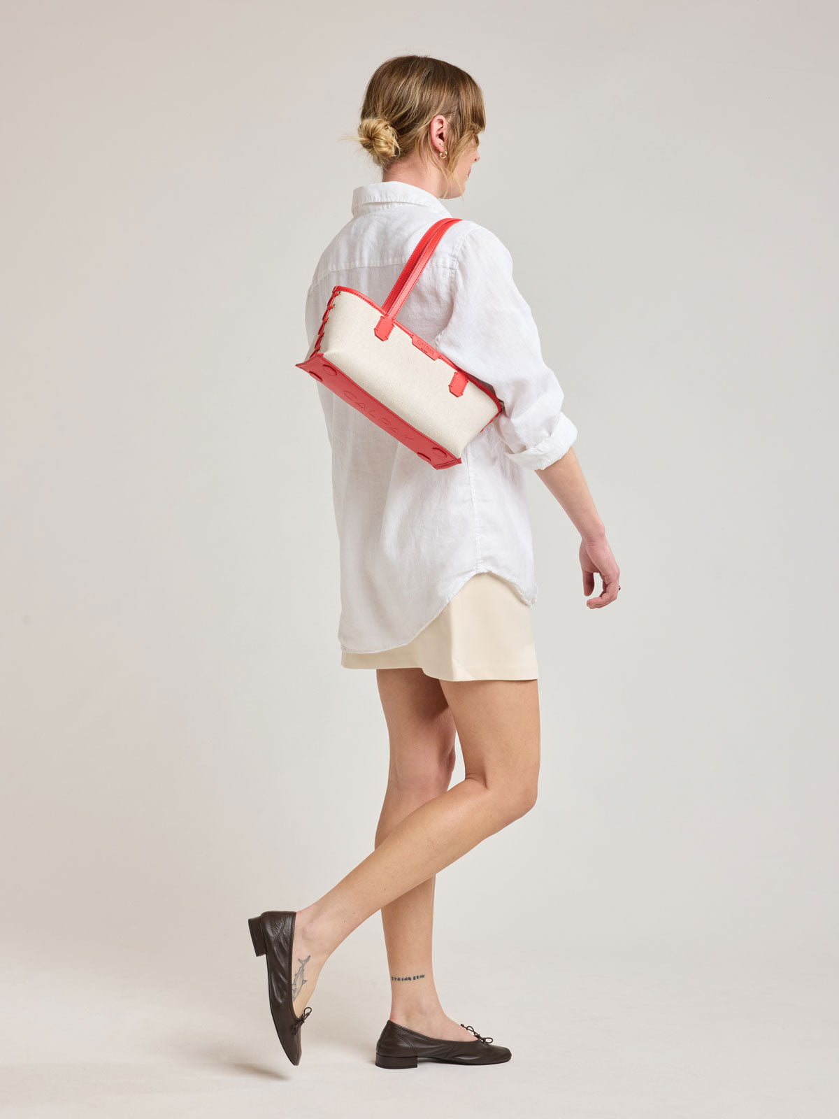 Colette Canvas Shoulder Tote