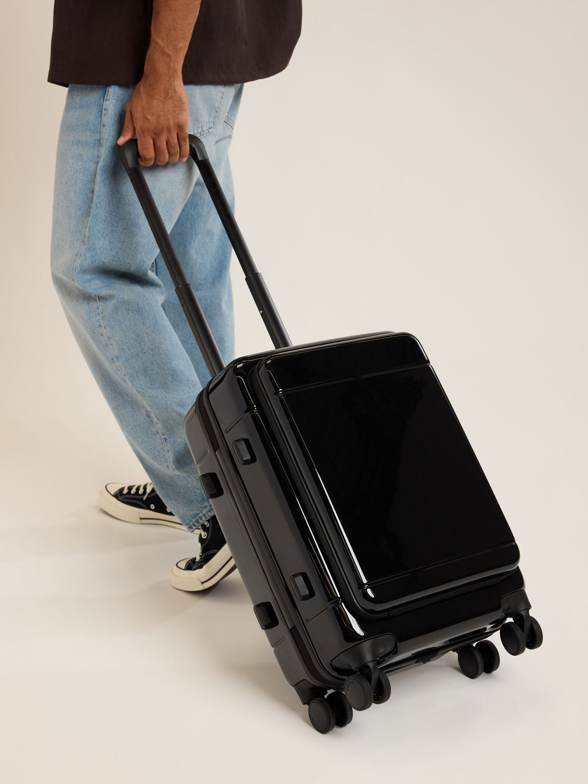 Hue Front Pocket Carry-On Luggage
