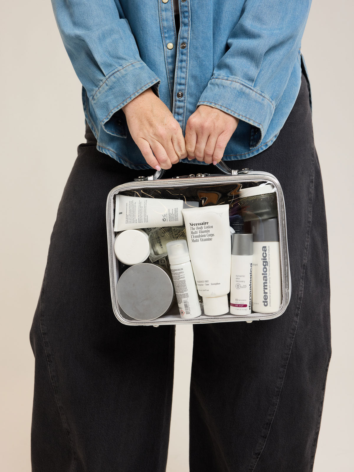 Large Clear Cosmetics Case