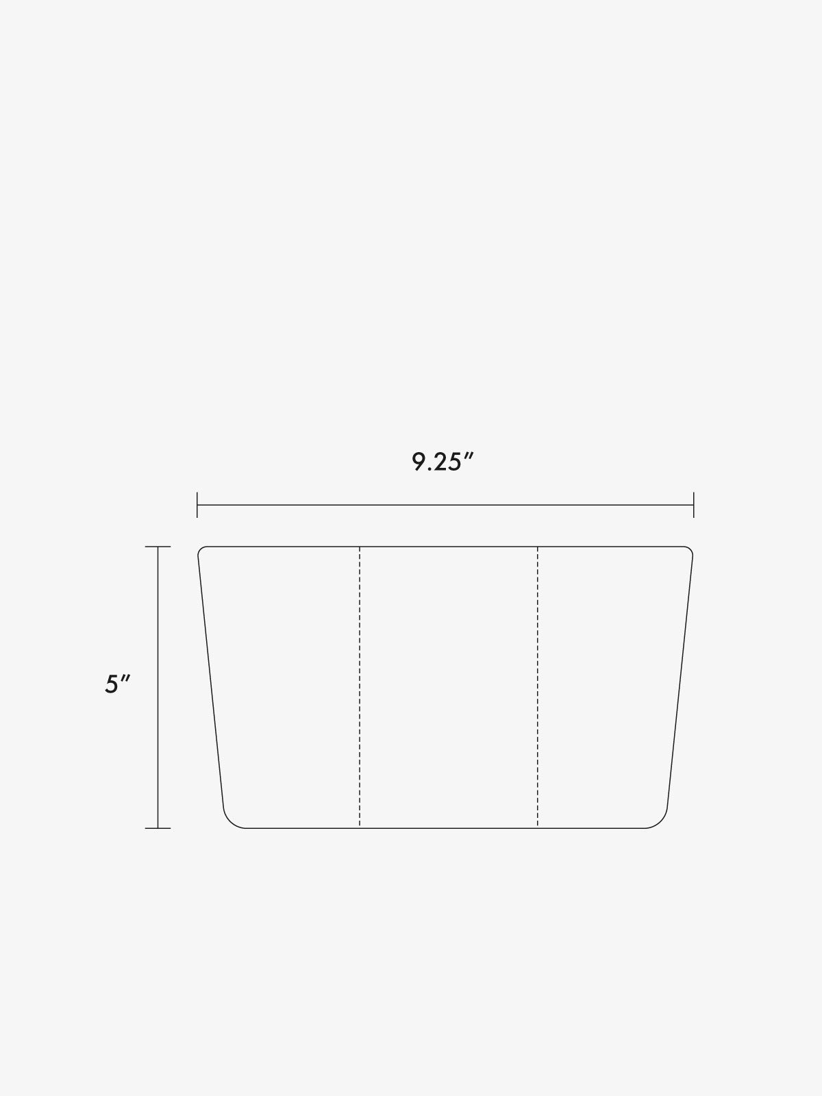 Luka 1 Quart Zip Pouch in Vegan Leather