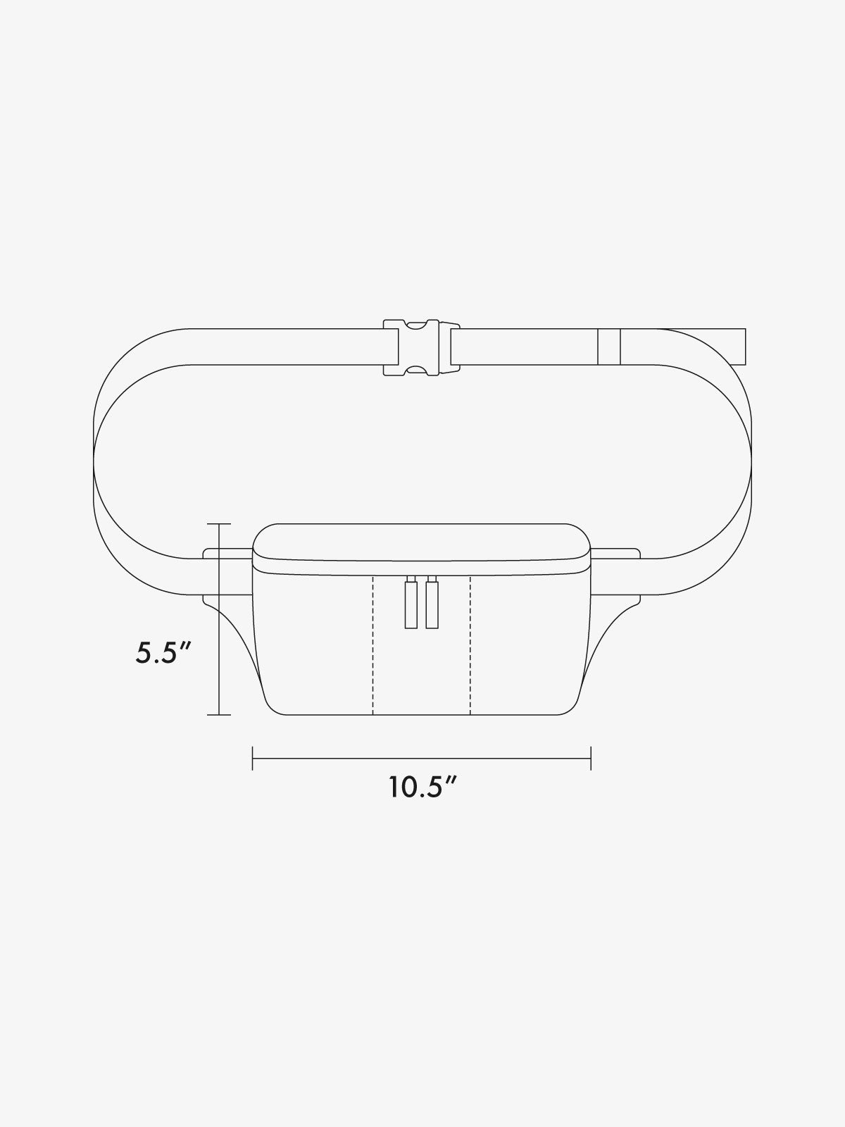 Luka Belt Bag in Vegan Leather