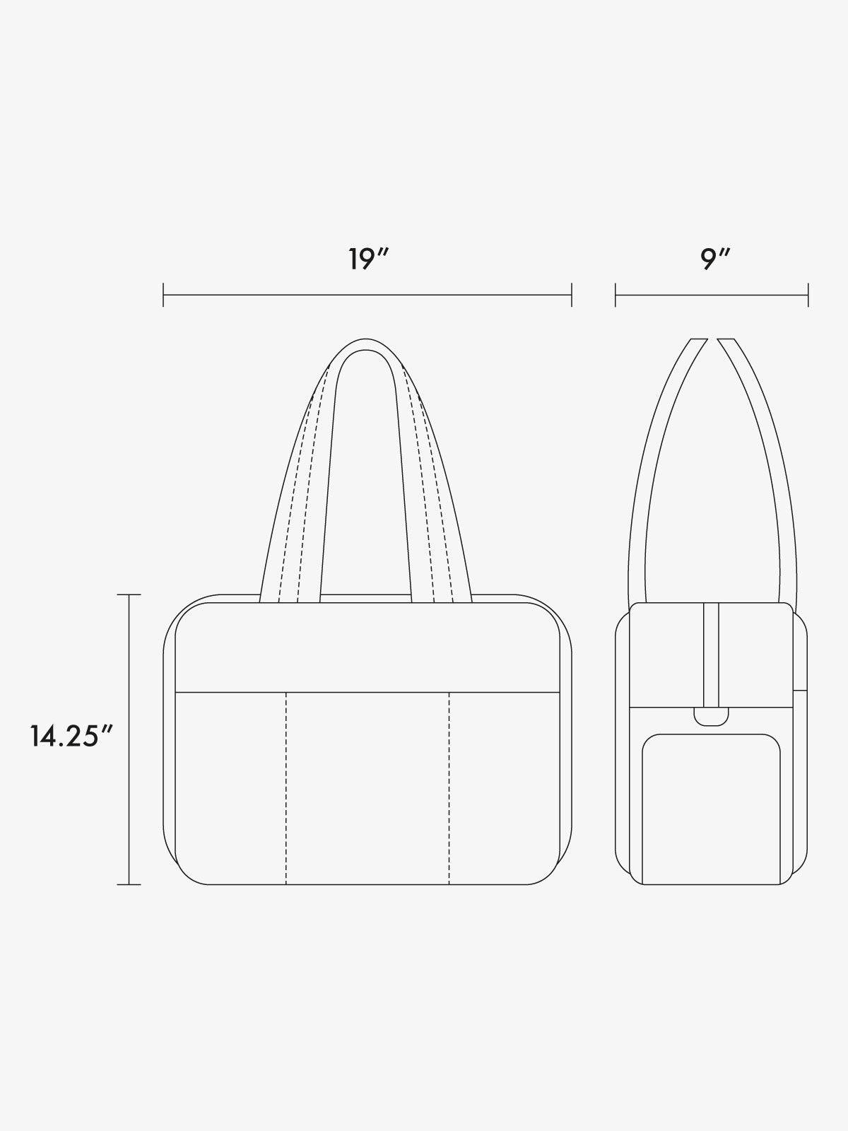 Luka Large Duffel in Vegan Leather