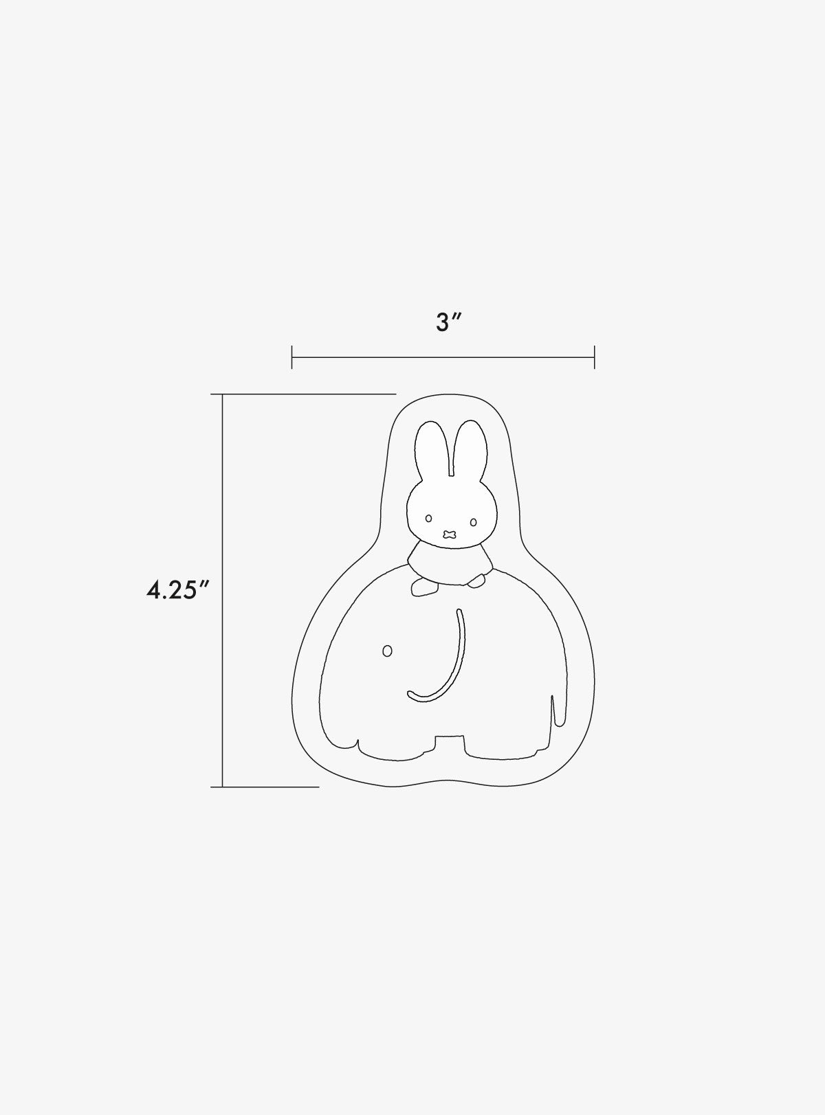 Miffy Pluffy Bag Charm