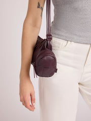 Luka Backpack Zip Bag Charm in Vegan Leather