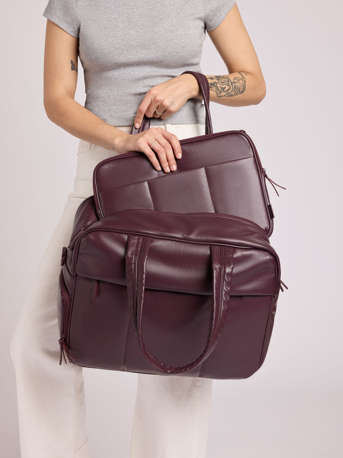 Luka 14" Padded Laptop Sleeve in Vegan Leather