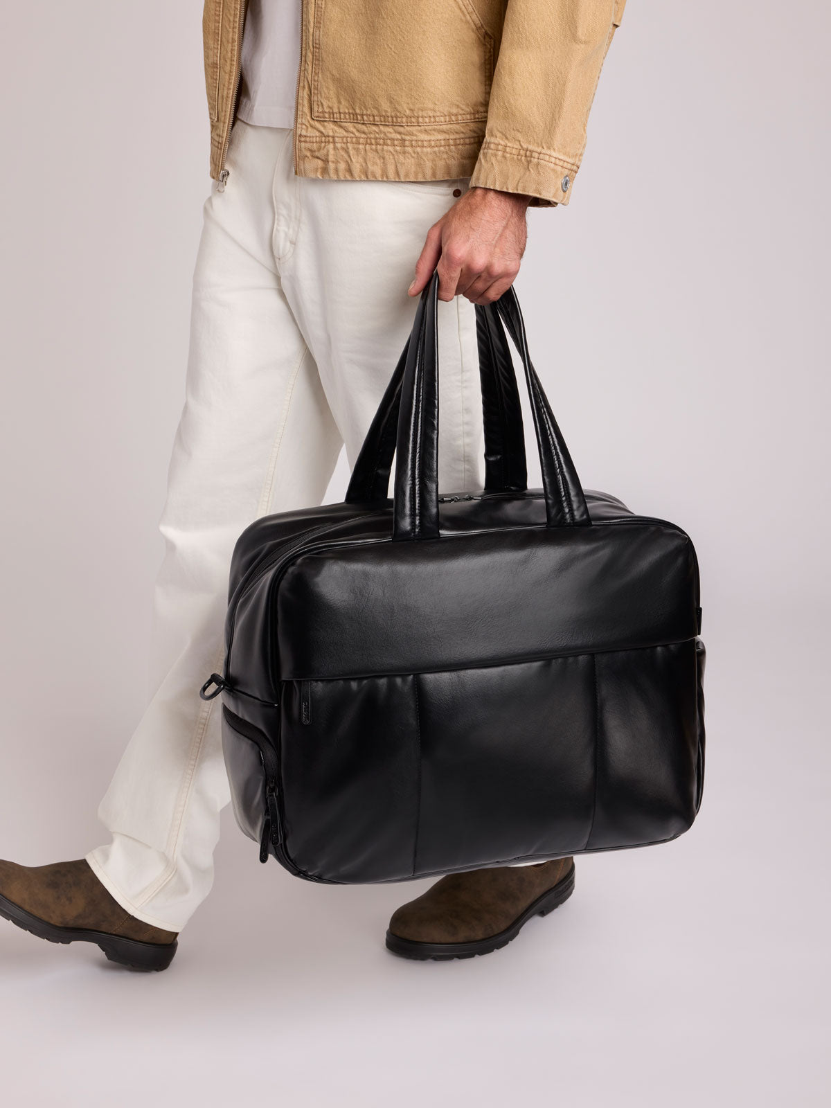 Luka Large Duffel in Vegan Leather