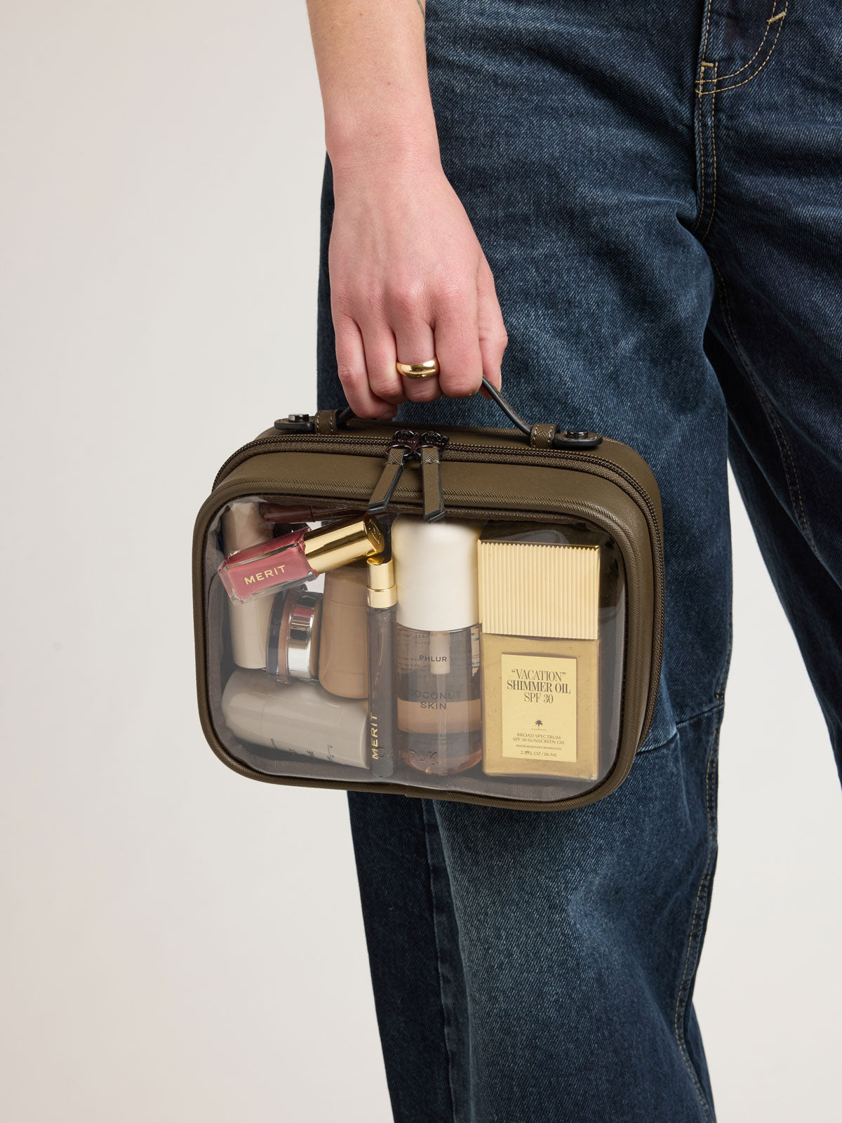 Small Clear Cosmetics Case