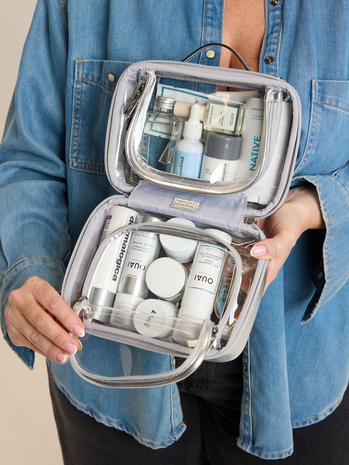 Small Clear Cosmetics Case