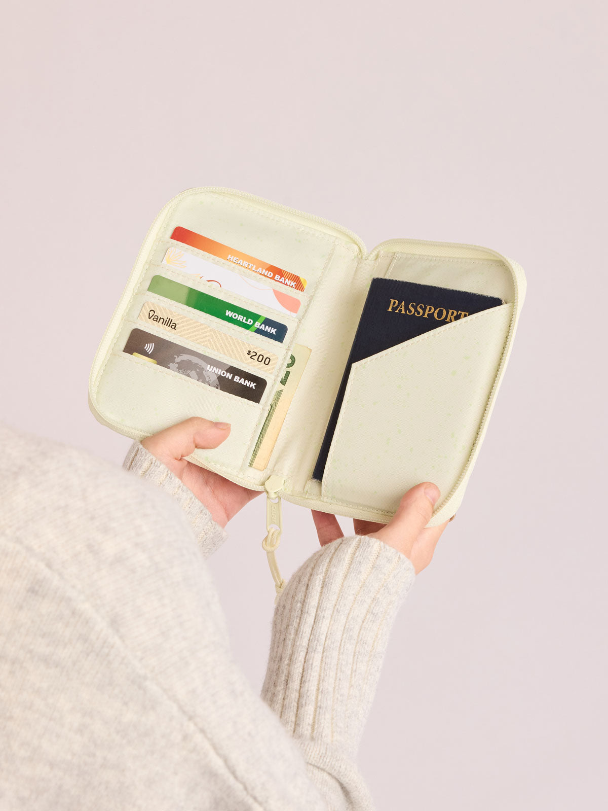 Terra Zip Passport Wallet