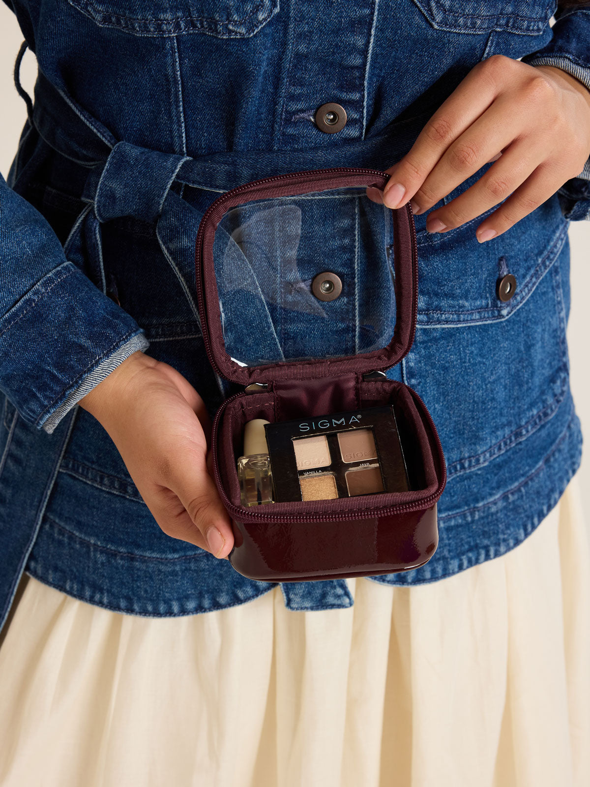 Tiny Clear Cosmetics Case