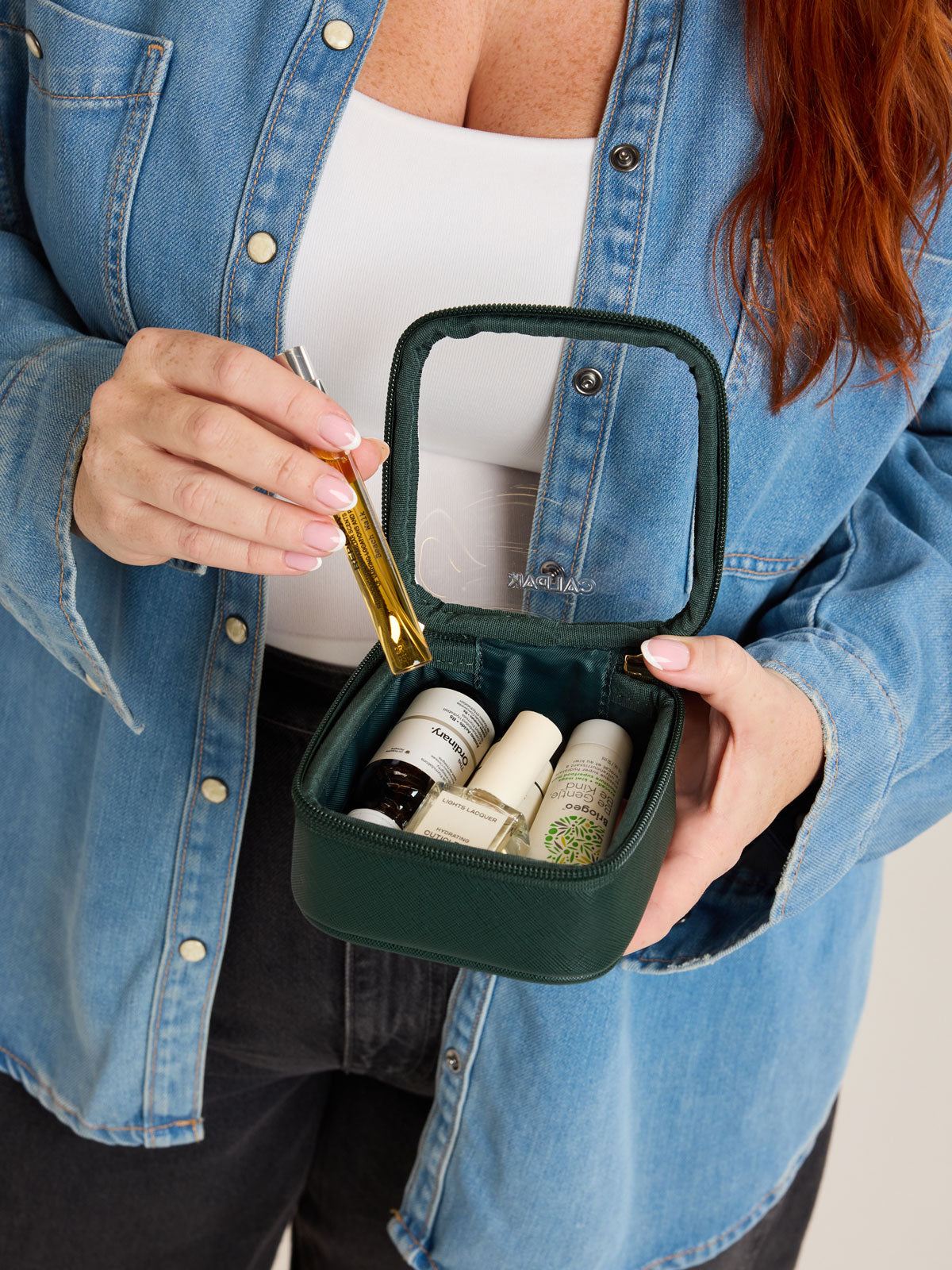 Tiny Clear Cosmetics Case